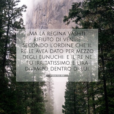 Ester 1:12 Versetto della Bibbia Spiegato