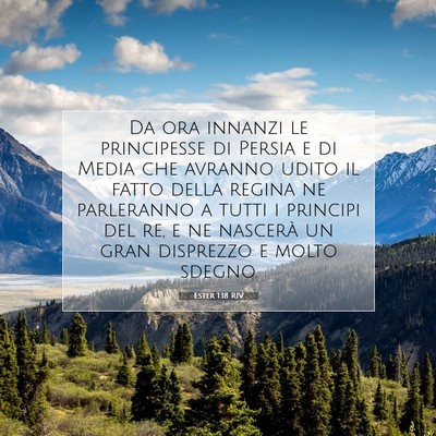 Ester 1:18 Versetto della Bibbia Spiegato