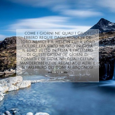 Ester 9:22 RIV Immagine del Versetto della Bibbia