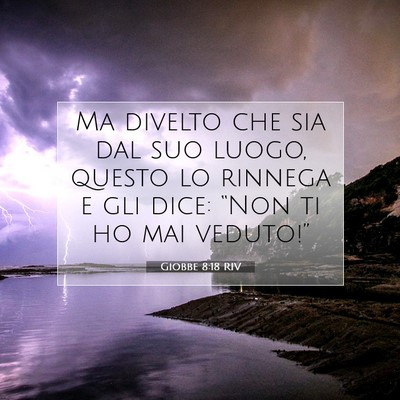 Giobbe 8:18 Versetto della Bibbia Spiegato