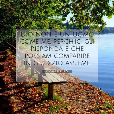Giobbe 9:32 Versetto della Bibbia Spiegato