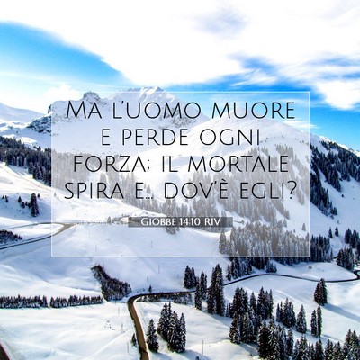 Giobbe 14:10 Versetto della Bibbia Spiegato