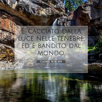 Giobbe 18:18 Versetto della Bibbia Spiegato
