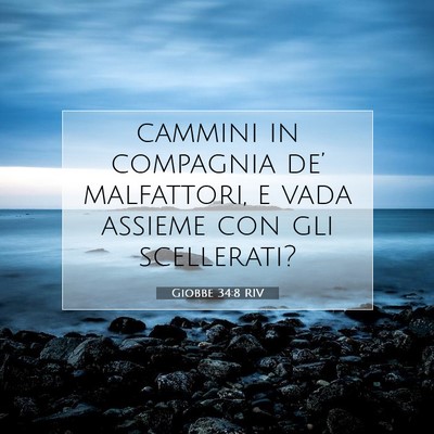 Giobbe 34:8 RIV Immagine del Versetto della Bibbia