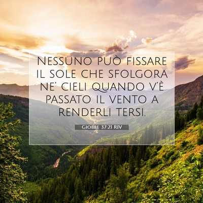 Giobbe 37:21 Versetto della Bibbia Spiegato