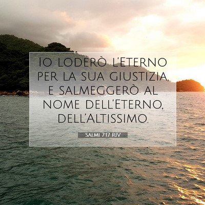 Salmi 7:17 Versetto della Bibbia Spiegato