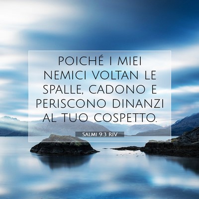 Salmi 9:3 Versetto della Bibbia Spiegato