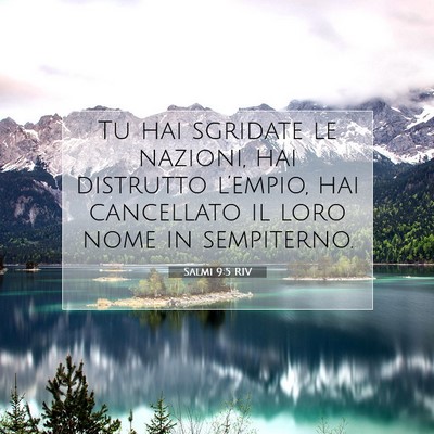 Salmi 9:5 RIV Immagine del Versetto della Bibbia