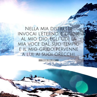 Salmi 18:6 RIV Immagine del Versetto della Bibbia