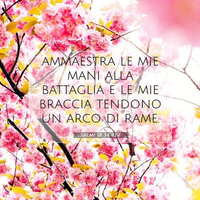Salmi 18:34 Versetto della Bibbia Spiegato