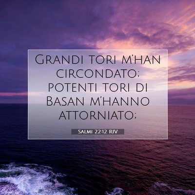 Salmi 22:12 RIV Immagine del Versetto della Bibbia