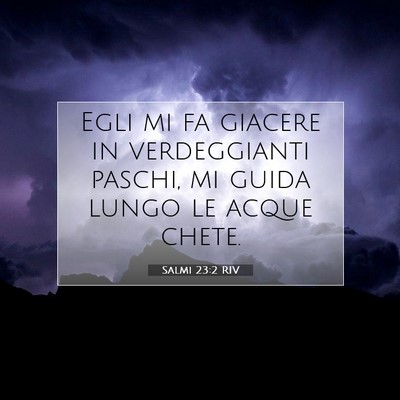 Salmi 23:2 Versetto della Bibbia Spiegato