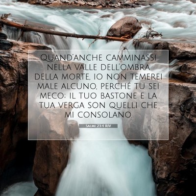 Salmi 23:4 RIV Immagine del Versetto della Bibbia