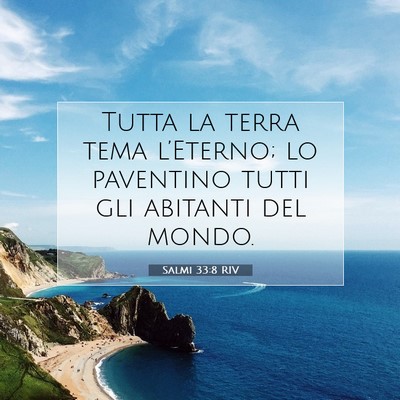 Salmi 33:8 Versetto della Bibbia Spiegato