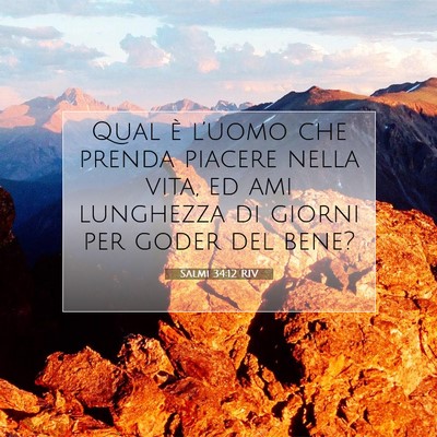 Salmi 34:12 Versetto della Bibbia Spiegato