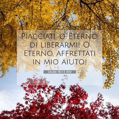 Salmi 40:13 RIV Immagine del Versetto della Bibbia