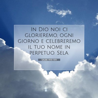 Salmi 44:8 Versetto della Bibbia Spiegato
