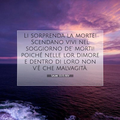 Salmi 55:15 RIV Immagine del Versetto della Bibbia