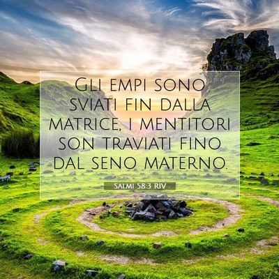 Salmi 58:3 Versetto della Bibbia Spiegato