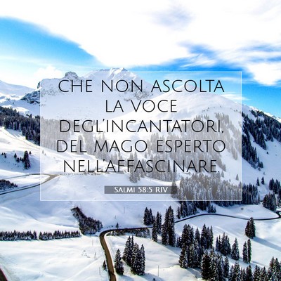 Salmi 58:5 Versetto della Bibbia Spiegato