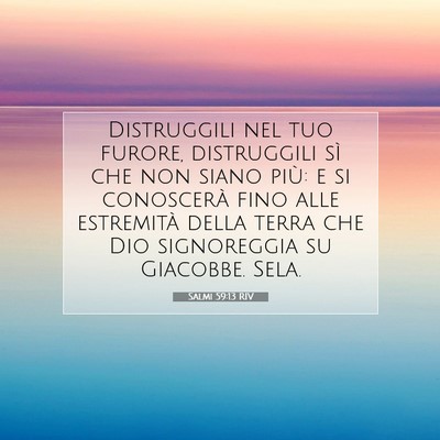 Salmi 59:13 RIV Immagine del Versetto della Bibbia