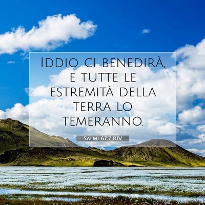 Salmi 67:7 RIV Immagine del Versetto della Bibbia