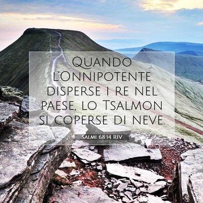 Salmi 68:14 Versetto della Bibbia Spiegato