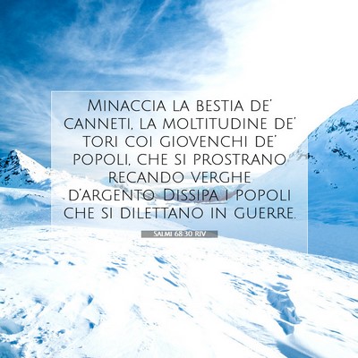 Salmi 68:30 Versetto della Bibbia Spiegato