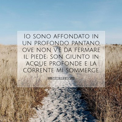 Salmi 69:2 RIV Immagine del Versetto della Bibbia