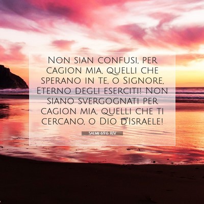 Salmi 69:6 Versetto della Bibbia Spiegato