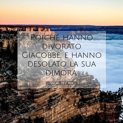 Salmi 79:7 Versetto della Bibbia Spiegato