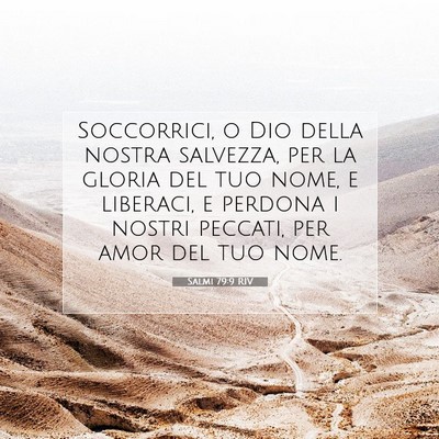 Salmi 79:9 Versetto della Bibbia Spiegato