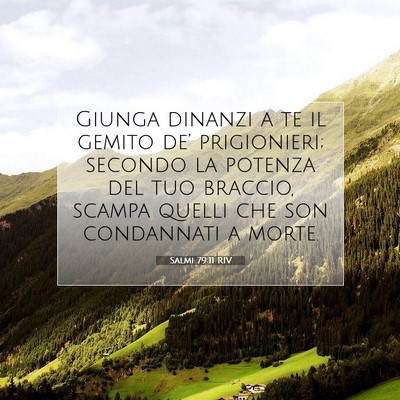 Salmi 79:11 Versetto della Bibbia Spiegato