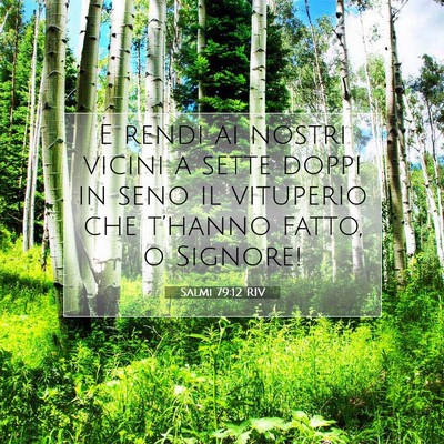 Salmi 79:12 Versetto della Bibbia Spiegato