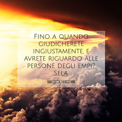 Salmi 82:2 RIV Immagine del Versetto della Bibbia