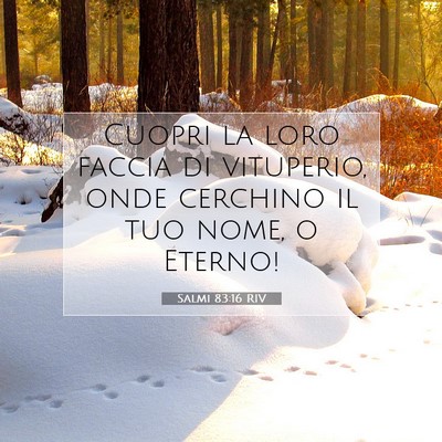 Salmi 83:16 RIV Immagine del Versetto della Bibbia