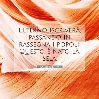 Salmi 87:6 Versetto della Bibbia Spiegato