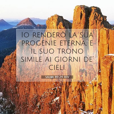 Salmi 89:29 Versetto della Bibbia Spiegato