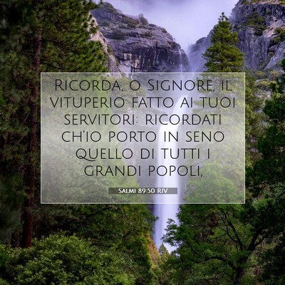 Salmi 89:50 RIV Immagine del Versetto della Bibbia
