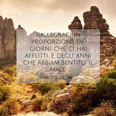 Salmi 90:15 Versetto della Bibbia Spiegato