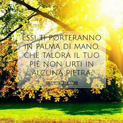 Salmi 91:12 Versetto della Bibbia Spiegato