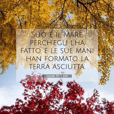 Salmi 95:5 RIV Immagine del Versetto della Bibbia