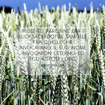 Salmi 99:6 RIV Immagine del Versetto della Bibbia