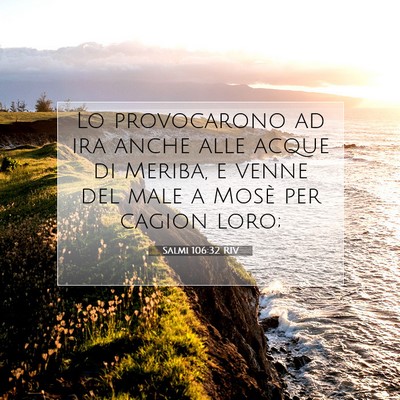 Salmi 106:32 RIV Immagine del Versetto della Bibbia
