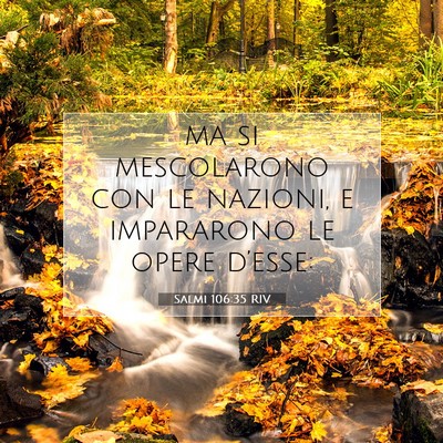 Salmi 106:35 RIV Immagine del Versetto della Bibbia