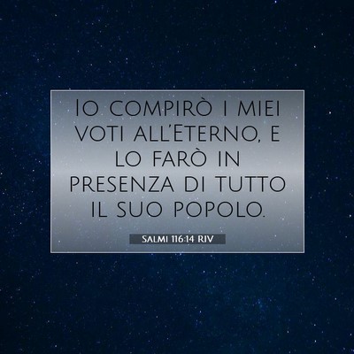 Salmi 116:14 Versetto della Bibbia Spiegato