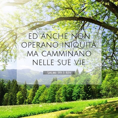 Salmi 119:3 Versetto della Bibbia Spiegato