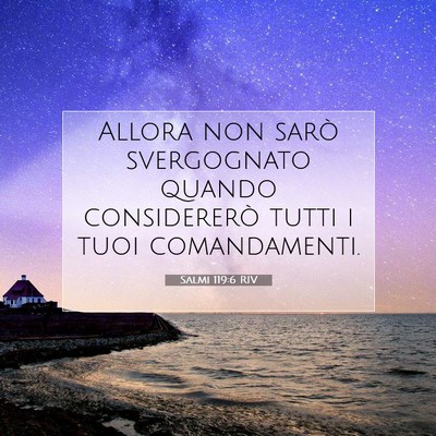 Salmi 119:6 Versetto della Bibbia Spiegato
