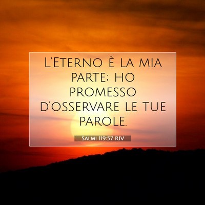 Salmi 119:57 Versetto della Bibbia Spiegato