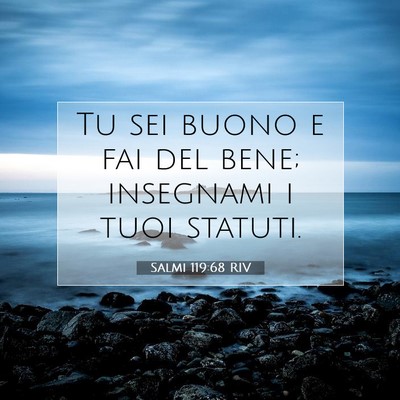 Salmi 119:68 Versetto della Bibbia Spiegato